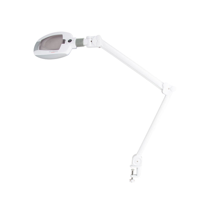 Silver Fox 3-Diopter Rolling LED Magnifying Lamp with Dual Brightness Settings - 1005