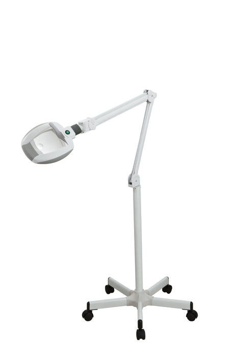 Silver Fox 3-Diopter Rolling LED Magnifying Lamp with Dual Brightness Settings - 1005