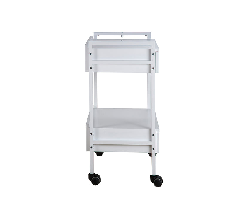 Silver Fox 2 Shelf MedSpa Cart With 2 Locking Drawers - 1019