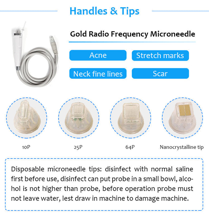 Rejuva Fresh Beauty Disruptor RF Microneedling Machine 3 in 1