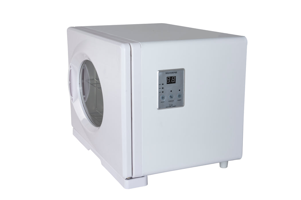 Silver Fox Professional Hot Towel Cabinet with UV Sanitization - T-03