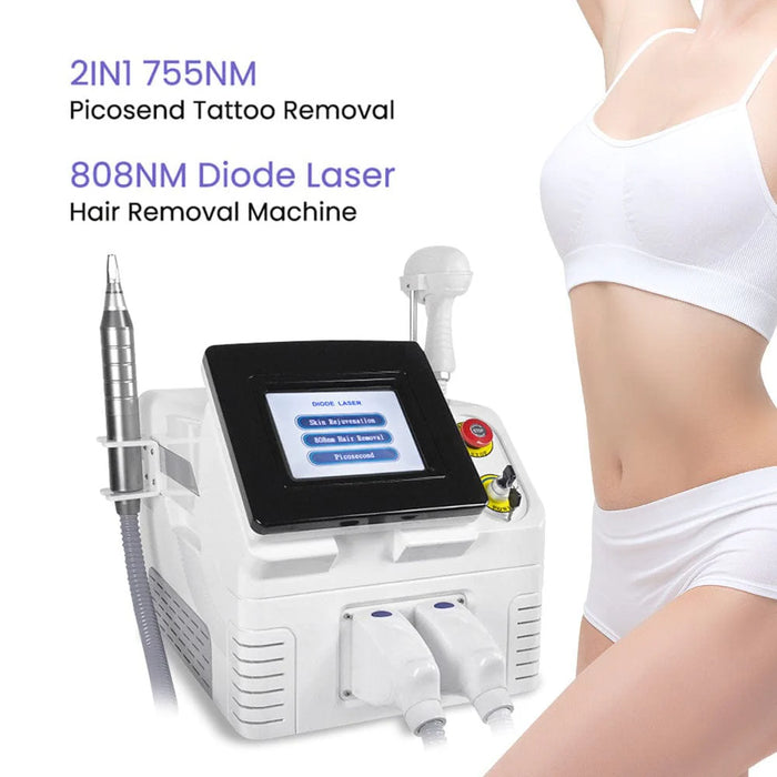 MyChway Multifunction Nd-yag Tattoo & Diode Laser Hair Removal Machine - HR-AS22L